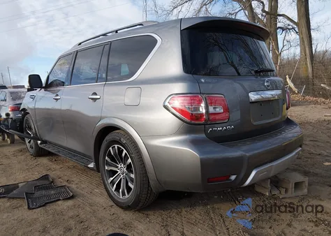 2018 Nissan Armada Platinum z USA, uszkodzony, nr VIN JN8AY2NE3J9732072